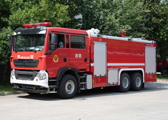 Sinotruk HOWO 12000L xe cứu hỏa công nghiệp cứu hỏa với bơm &amp; giám sát xe chuyên dụng giá nhà máy Trung Quốc